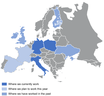 Telecon operations map